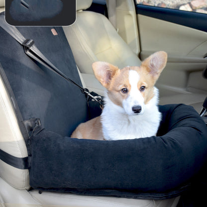 Auto-Hundetransportbox für Reisen – Komfortables Hundebett für kleine & mittelgroße Hunde