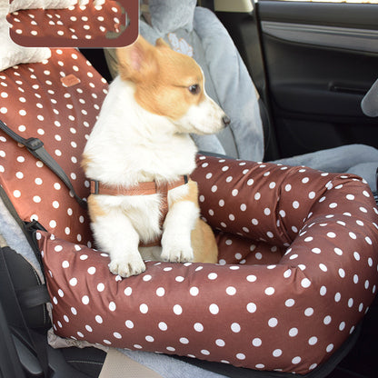 Auto-Hundetransportbox für Reisen – Komfortables Hundebett für kleine & mittelgroße Hunde