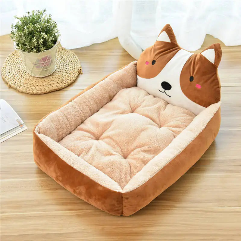 Haustierbett Winter-warm - Waschbares Sofa für Hunde & Katzen bis 6kg