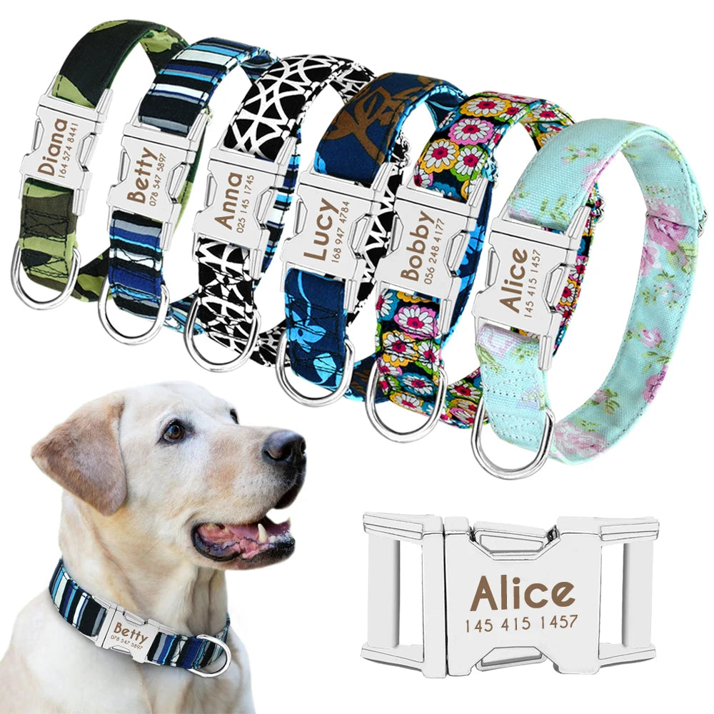 Personalisiertes Hundehalsband mit Gravur