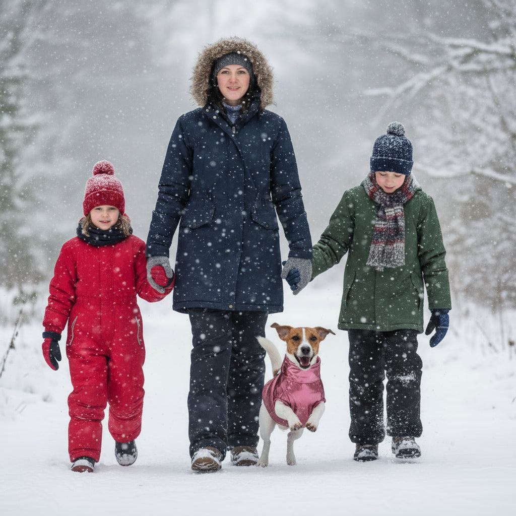 Wasserdichte Winterjacke für Hunde – warm, reflektierend & winddicht – ideal für Französische Bulldoggen & Chihuahua