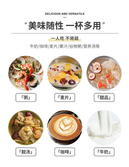 Thermische Edelstahl Lunchbox - Doppelwandig isoliert für Büro & Schule