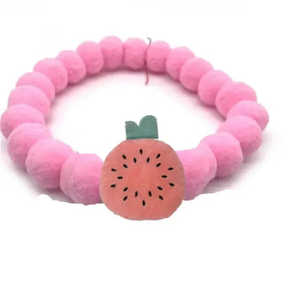 Haustier-Halstuch mit Pompons - Niedliches Halsband für Hunde & Katzen