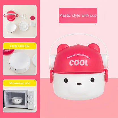 Edelstahl Lunchbox 304 - Auslaufsicher & Mikrowellengeeignet für Schule