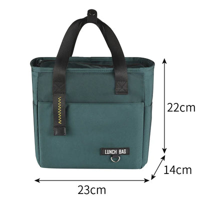 Isolierte Lunch Bag Thermotasche - Große Kapazität für Arbeit, Schule & Picknick