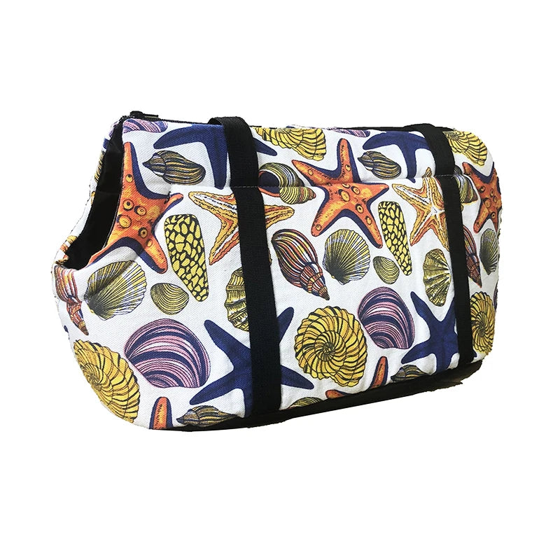 Portable Pet Sling Bag für Kleine Hunde & Katzen – Atmungsaktive Schultertasche mit Watermelon-Design