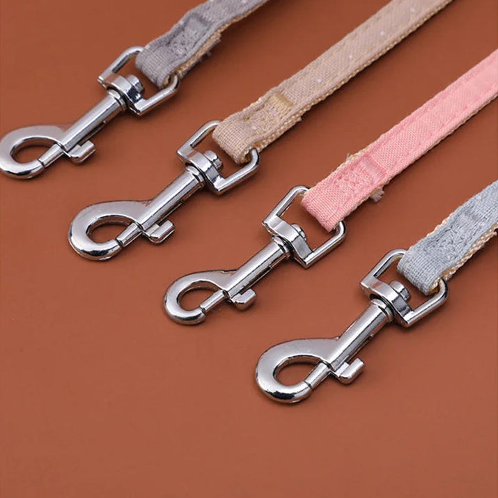 Verstellbares Cartoon-Geschirr mit Leine – Komfortable Halsung für Katzen & kleine Hunde