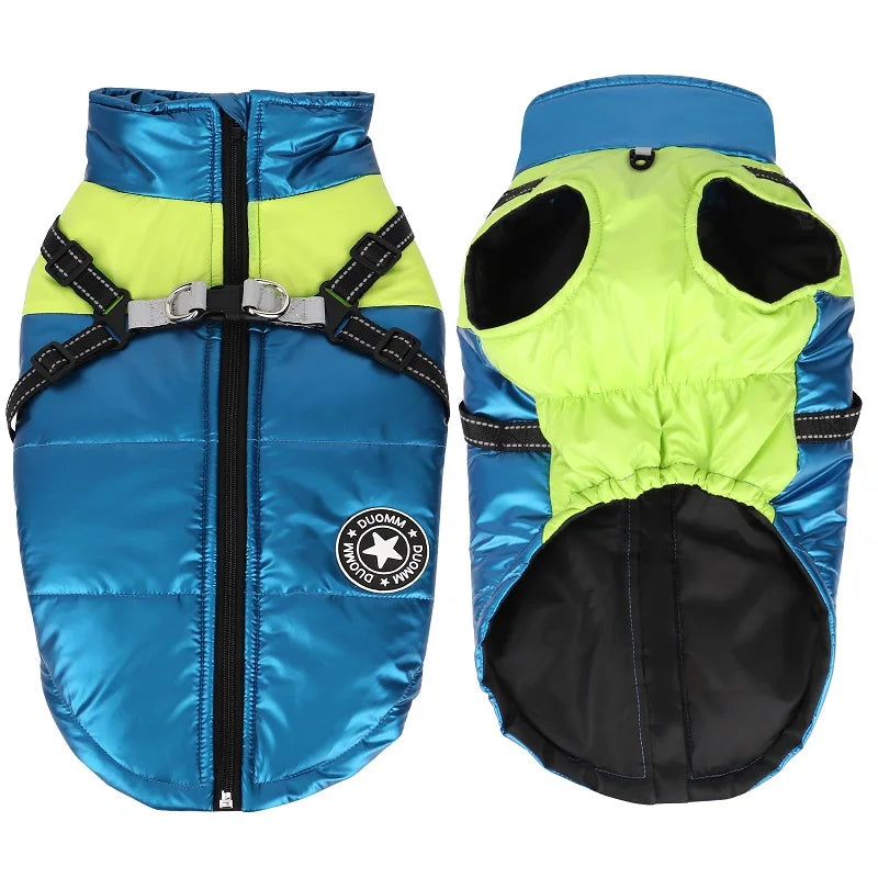 Wasserdichte Winterjacke für Hunde – warm, reflektierend & winddicht – ideal für Französische Bulldoggen & Chihuahua