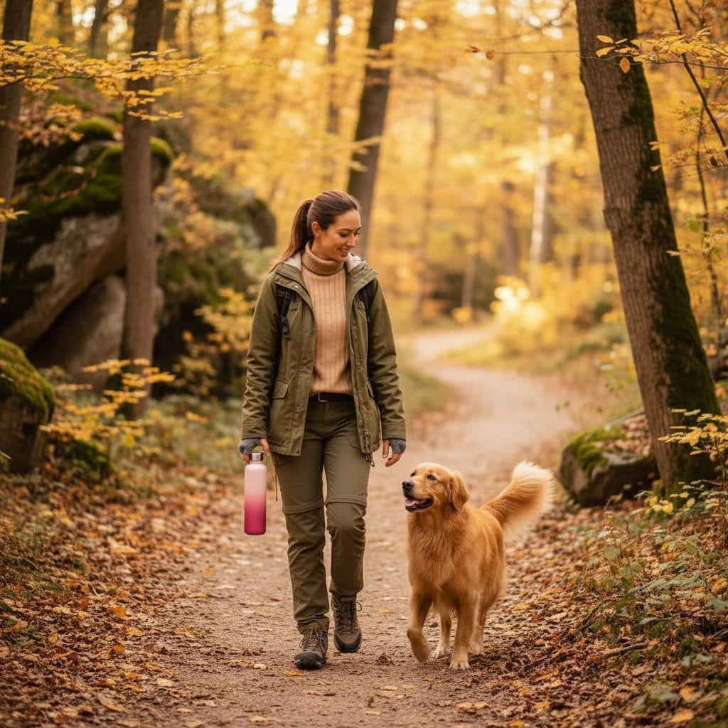 Sport-Trinkflasche 1L mit Zeitmarkierung & Strohhalm – Motivierend & Auslaufsicher