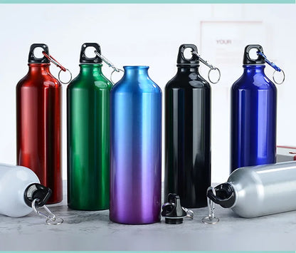 Sport Trinkflasche 750ml Aluminium - Auslaufsicher für Fahrrad & Outdoor