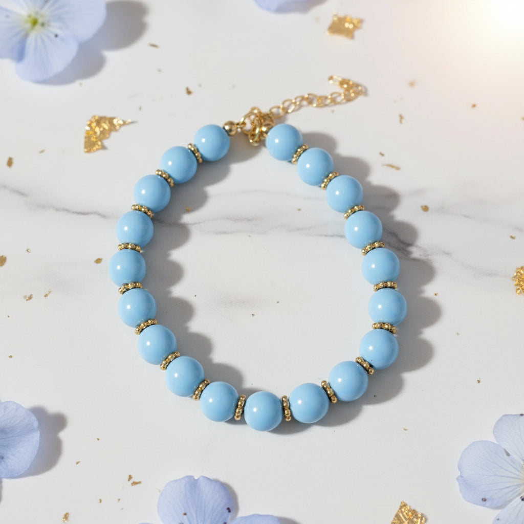 Buntes Perlen-Halsband für Hunde & Katzen – Handgefertigt, verstellbar & edles Design