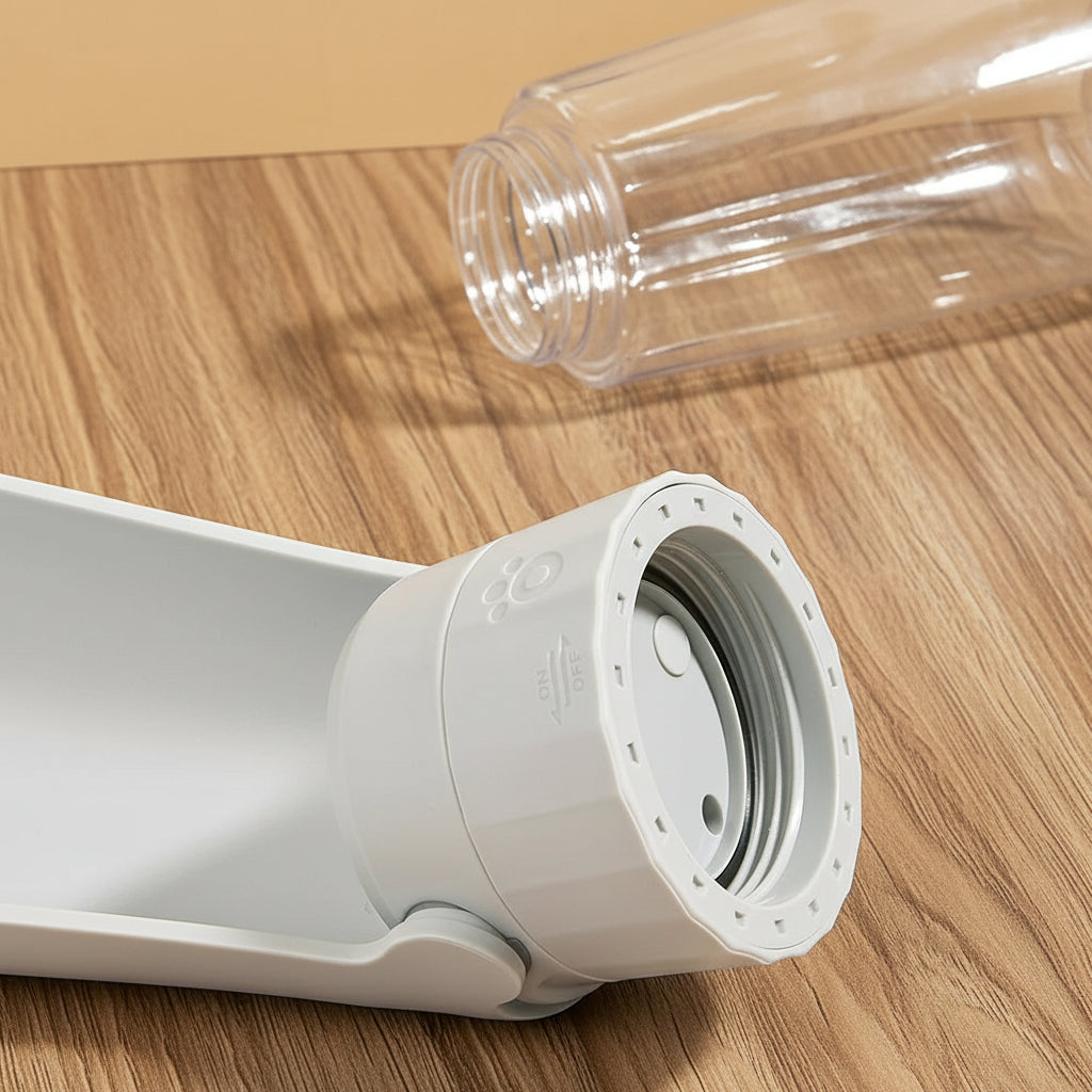 Portable Hundetrinkflasche 550 ml – Faltbar, Auslaufsicher & Ideal für Outdoor-Aktivitäten