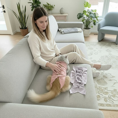 Atmungsaktive Schutzhose für Katzen und kleine Hunde – Komfortabler Schutz nach OP oder Sterilisation