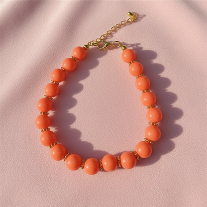 Buntes Perlen-Halsband für Hunde & Katzen – Handgefertigt, verstellbar & edles Design