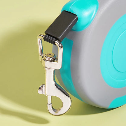 Retractable Nylon Dog Leash 3m/5m – Strong, Tangle-Free Lead for Small, Medium & Large Dogs