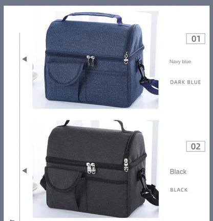 Isolierte Lunchtasche 8L – Kühltasche für Arbeit, Schule & Picknick