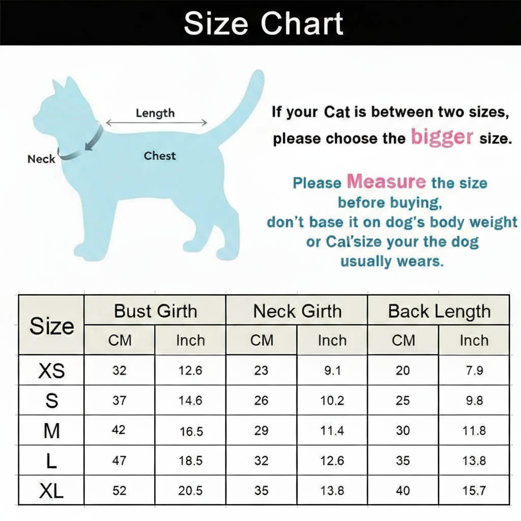 Warme Winterjacke für Katzen & kleine Hunde – weiche Fleeceweste für kalte Tage