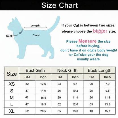 Warme Winterjacke für Katzen & kleine Hunde – weiche Fleeceweste für kalte Tage