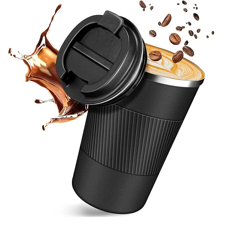 Edelstahl Kaffeebecher 500ml to go – Thermobecher auslaufsicher & isoliert