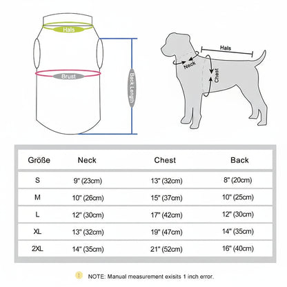 Wasserfester Hundemantel für kleine Hunde | Warm & weich | Winterjacke
