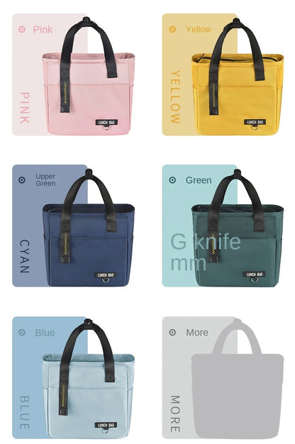 Isolierte Lunch Bag Thermotasche - Große Kapazität für Arbeit, Schule & Picknick