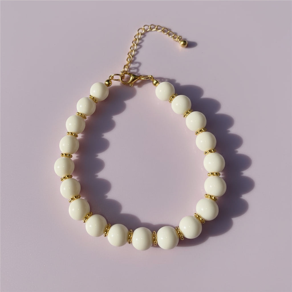 Buntes Perlen-Halsband für Hunde & Katzen – Handgefertigt, verstellbar & edles Design