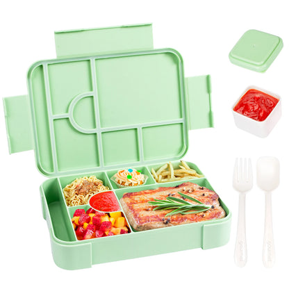 Bento Lunchbox 1330ml - Auslaufsicher mit Fächern für Büro & Schule