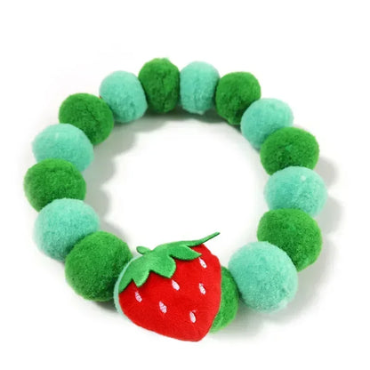 Haustier-Halstuch mit Pompons - Niedliches Halsband für Hunde & Katzen