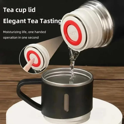 Thermoflasche 500ml Edelstahl - Vakuumisoliert für Kaffee & Tee