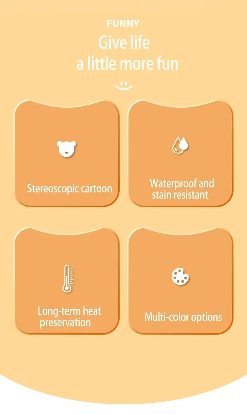 Isolierte Lunchbox-Tasche Kinder - 3D Cartoon Thermotasche für Schule