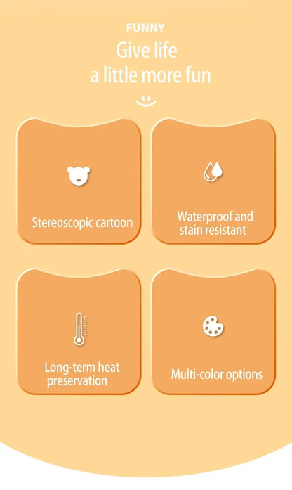 Isolierte Lunchbox-Tasche Kinder - 3D Cartoon Thermotasche für Schule