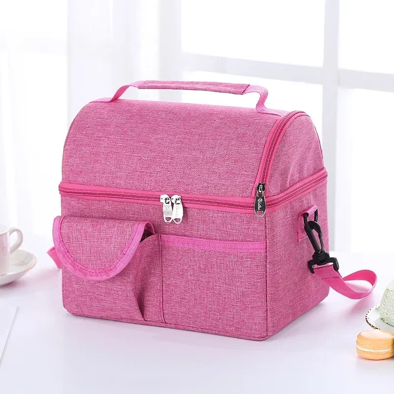 Isolierte Lunchtasche 8L – Kühltasche für Arbeit, Schule & Picknick