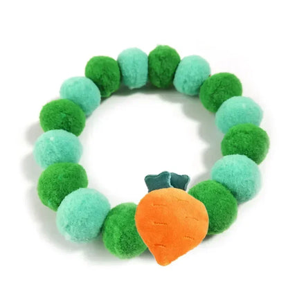 Haustier-Halstuch mit Pompons - Niedliches Halsband für Hunde & Katzen