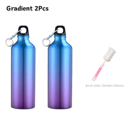 Sport Trinkflasche 750ml Aluminium - Auslaufsicher für Fahrrad & Outdoor