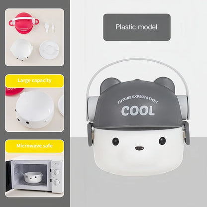 Edelstahl Lunchbox 304 - Auslaufsicher & Mikrowellengeeignet für Schule