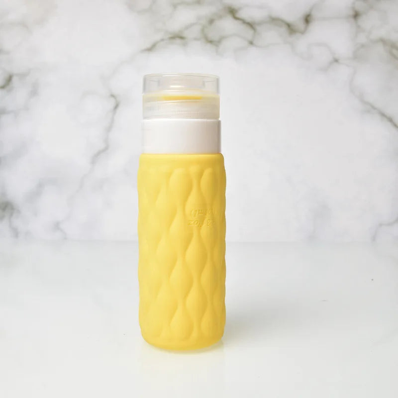 100ml Reiseflasche Silikon - Nachfüllbar & Auslaufsicher für Handgepäck