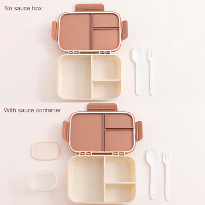 Lunchbox 1200ml Auslaufsicher - Flip-Top Bento Box für Büro & Outdoor