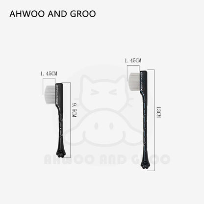 Haustier-Pflegeset 4-teilig - Kamm, Zahnbürste, Schere, Nagelknipser für Hunde & Katzen