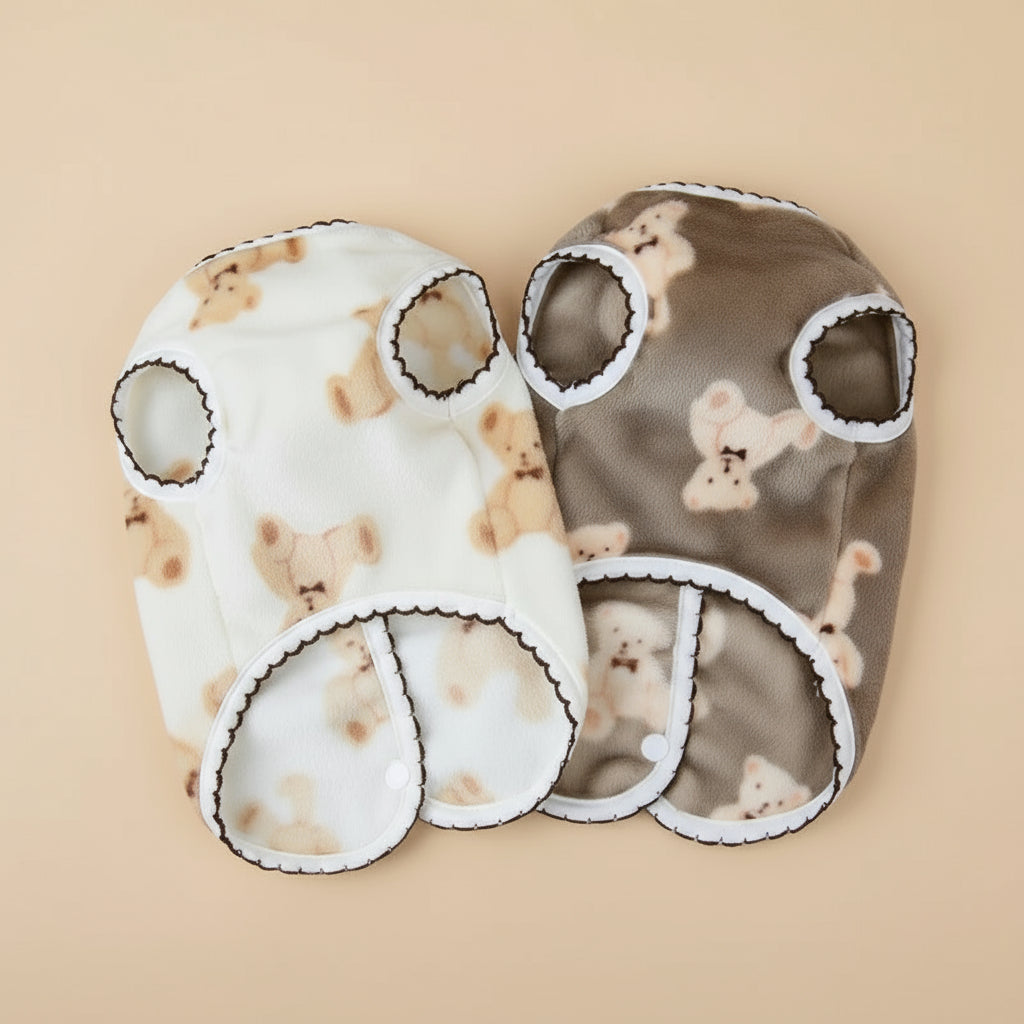 Warme Winterjacke für Katzen & kleine Hunde – weiche Fleeceweste für kalte Tage