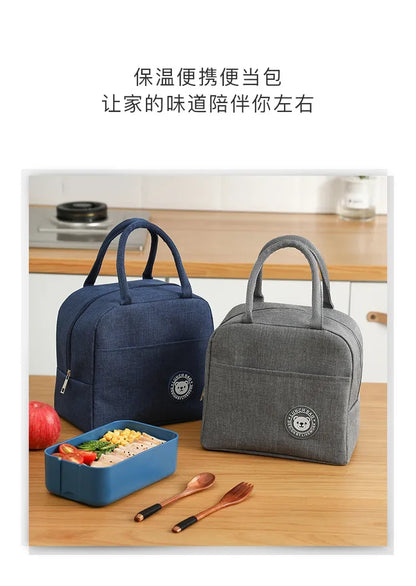 Isolierte Lunchtasche 8L – Kühltasche für Arbeit, Schule & Picknick