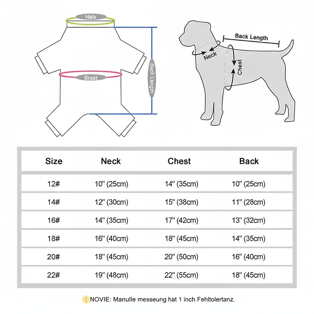 Wasserfeste Winterjacke für Hunde – warm, reflektierend & winddicht