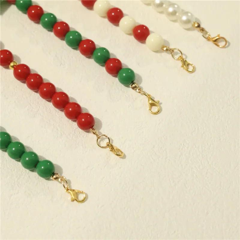 Perlen-Halsband für Haustiere – Handgefertigt, Kirsch-Design für Hunde & Katzen