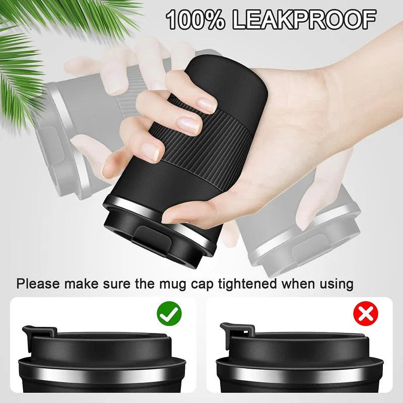 Edelstahl Kaffeebecher 500ml to go – Thermobecher auslaufsicher & isoliert