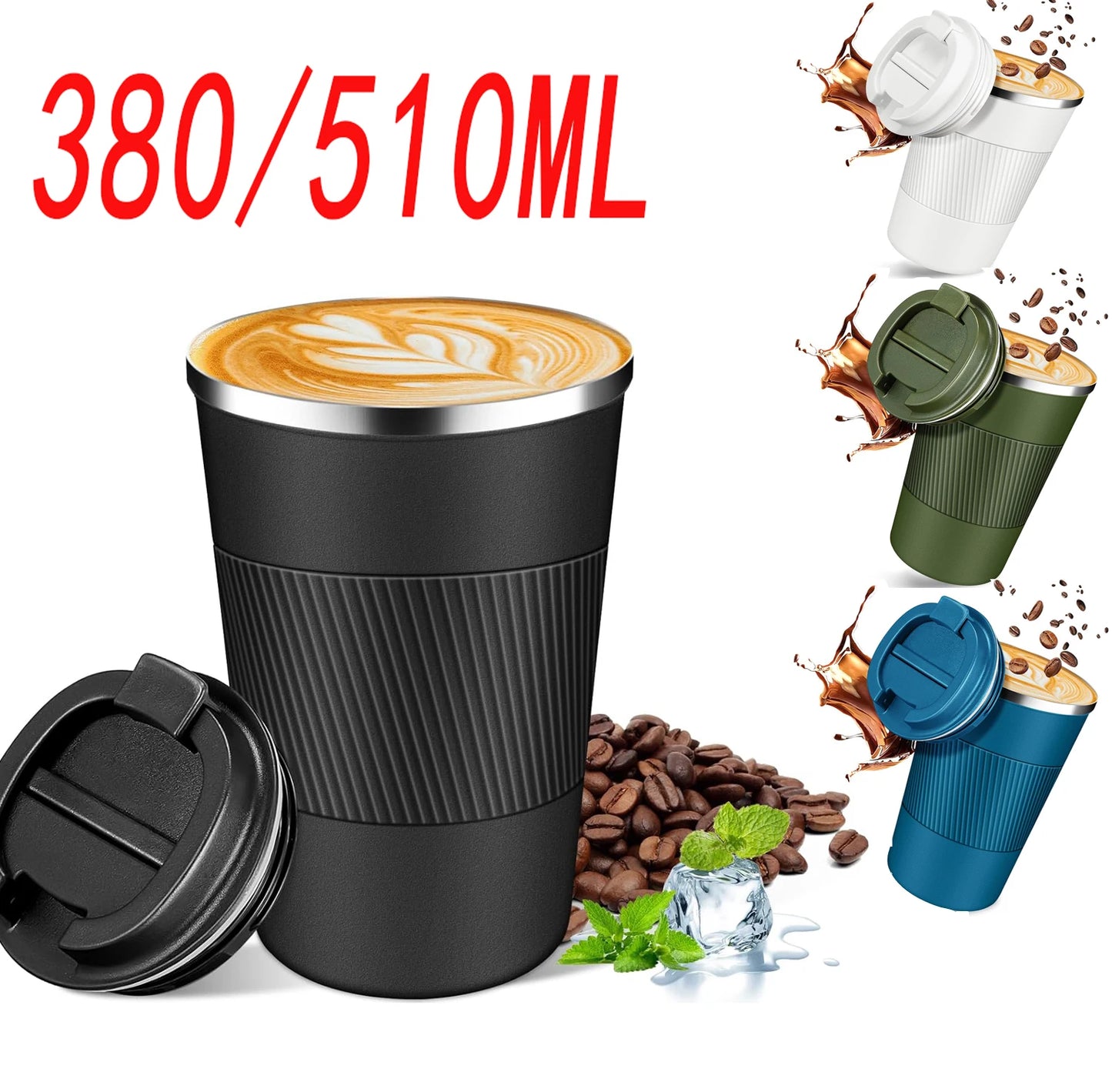 Edelstahl Kaffeebecher 500ml to go – Thermobecher auslaufsicher & isoliert