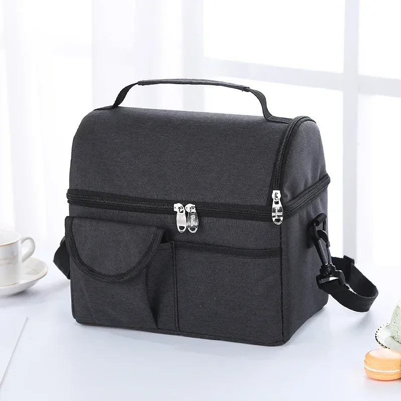 Isolierte Lunchtasche 8L – Kühltasche für Arbeit, Schule & Picknick