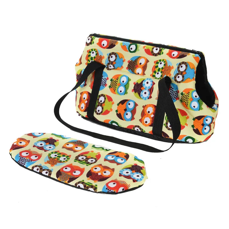 Portable Pet Sling Bag für Kleine Hunde & Katzen – Atmungsaktive Schultertasche mit Watermelon-Design
