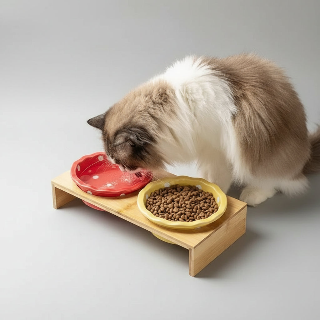 Keramik Futternapf für Katzen | Rutschfest & Hygienisch