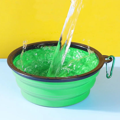 Hundenapf Trinkflasche 1L - Faltbar & Tragbar für Unterwegs