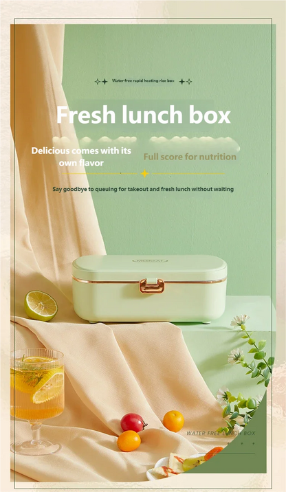 Elektrische Lunchbox Edelstahl - Warmhaltebox für Büro & Unterwegs