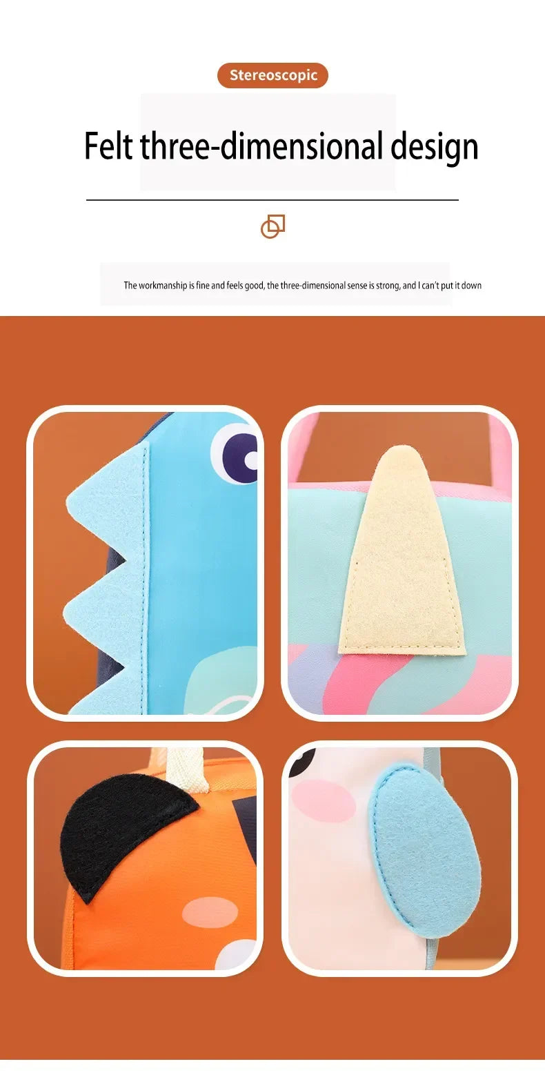 Isolierte Lunchbox-Tasche Kinder - 3D Cartoon Thermotasche für Schule
